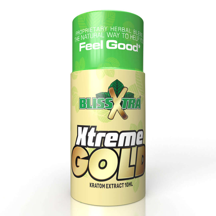 BLISSXTRA XTREME GOLD KRATOM EXTRACT SHOTS 10ML