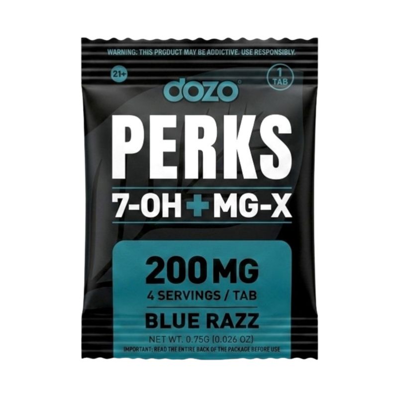 Dozo Perks 7-Hydroxymitragynine + MG-X Tablets 1ct 200mg Per Tablet