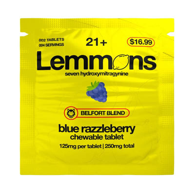 Lemmons 7-Hydroxymitragynine Chewable Tablets 2ct 125mg Per Tablet