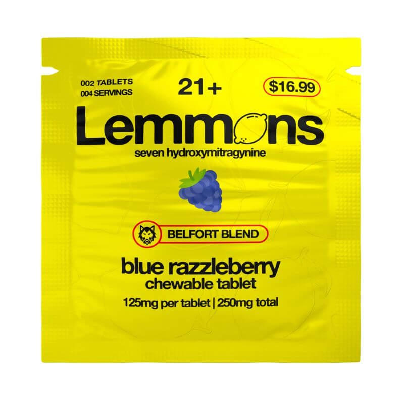 Lemmons 7-Hydroxymitragynine Chewable Tablets 2ct 125mg Per Tablet