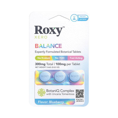Roxy Xero Balance Botaniq Complex With Uncaria Tomentosa 3ct 100mg Per Tablet