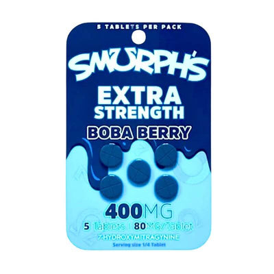 SMURPH'S EXTRA STRENGTH 7-HYDROXYMITRAGYNINE TABLETS 5CT 80MG PER TABLET