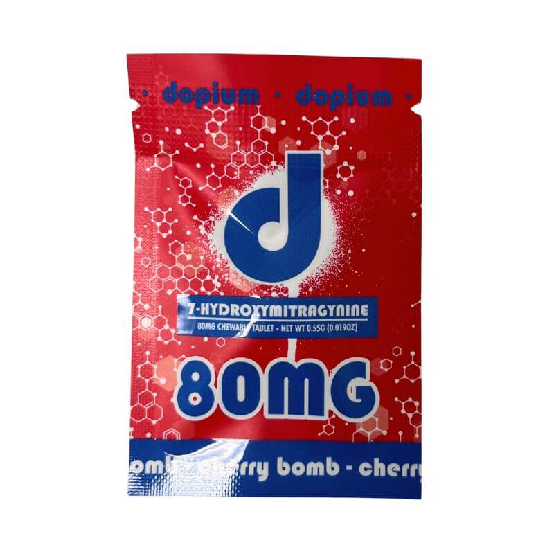DOPIUM 7-HYDROXYMITRAGYNINE CHEWABLE 80MG TABLET - 1CT