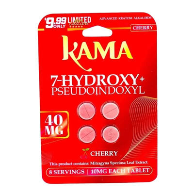 KAMA 7-Hydroxymitragynine + Psuedoindoxyl Tabs 4ct 10mg per Tablet