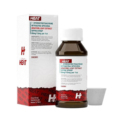 Straight Heat 7-Hydroxymitragynine Kratom Extract Sippin Syrup 118ml 60mg