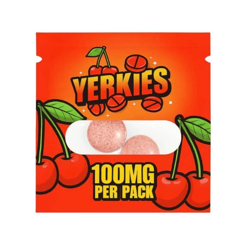 YERKIES 7-HYDROXYMITRAGYNINE CHEWABLE TABLETS 2CT 50MG PER TABLET