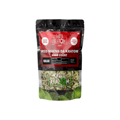 EARTH KRATOM CAPSULES 1000CT - MAENG DA RED VEIN