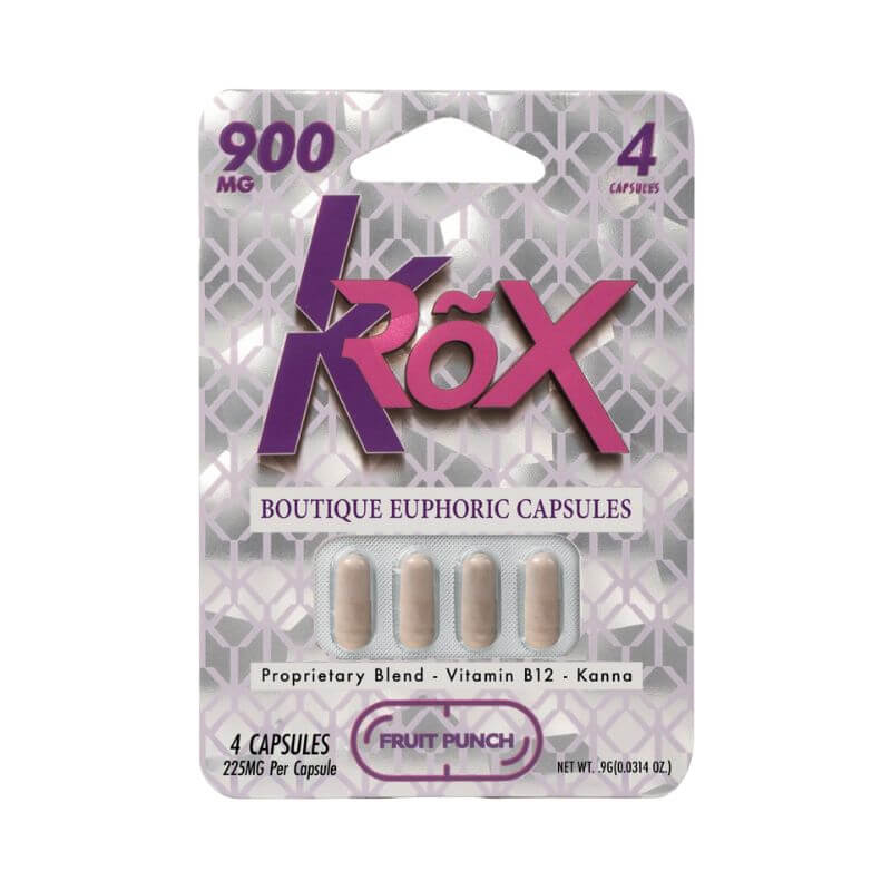 KROX BOUTIQUE EUPHORIC 4CT 225MG PER CAPSULE