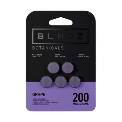 BLNDZ Botanicals Cats Claw Uncaria Tomentosa Chewable Tablets 5ct 200mg Per Tablet