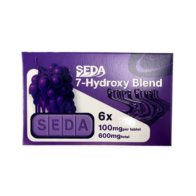 SEDA BARS 7-HYDROXYMITRAGYNINE CHEWABLE TABLETS 6CT 100MG PER TABLET