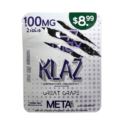 KLAZ PREMIUM CATS CLAW EXTRACT TABLETS 2CT 50MG PER TABLETS