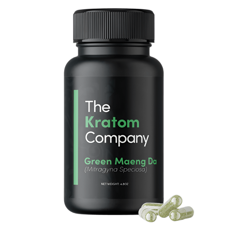 THE KRATOM COMPANY CAPSULES 500CT / 14.4OZ / 500MG - MAENG DA GREEN VEIN