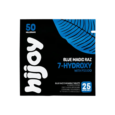 HIJOY 2ct 7OH + Psuedoindoxyl Blue Magic Raz 25mg per Tablet