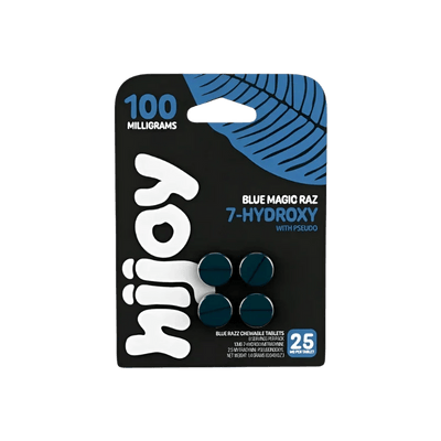 HIJOY 4ct 7OH + Psuedoindoxyl Blue Magic Raz 25mg per Tablet