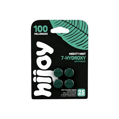 HIJOY 4ct 7OH + Psuedoindoxyl Mighty Mint 25mg per Tablet