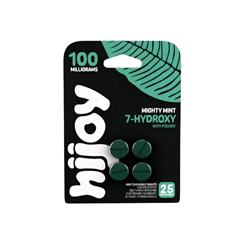 HIJOY 4ct 7OH + Psuedoindoxyl Mighty Mint 25mg per Tablet