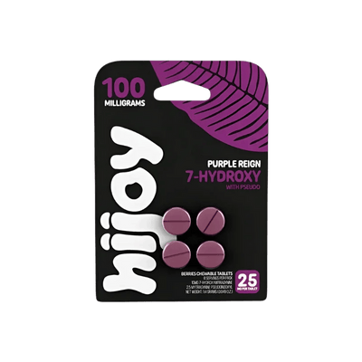 HIJOY 4ct 7OH + Psuedoindoxyl Purple Reign 25mg per Tablet