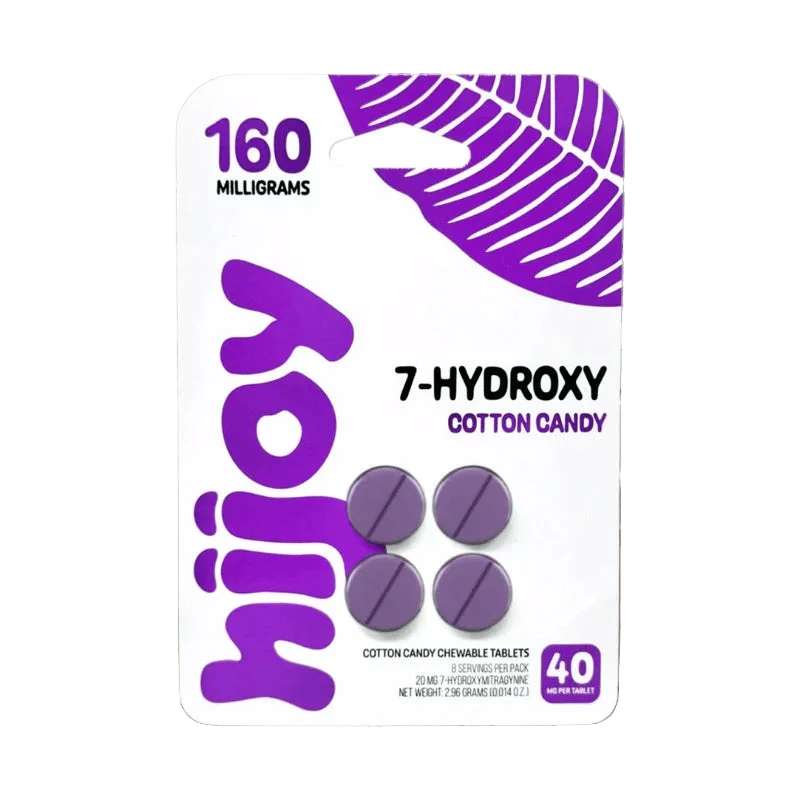 HIJOY 4ct 7OH 40MG PER TABLET 160MG PER PACK COTTON CANDY