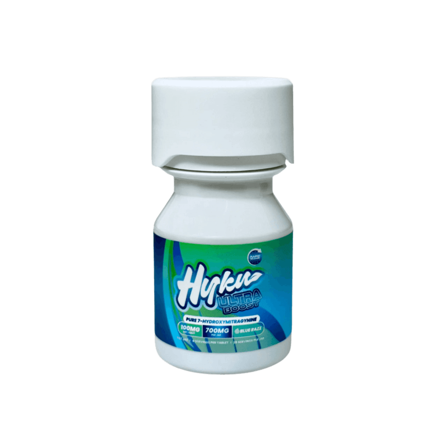 Hyku 7ct 7OH TABS Blue Razz 100mg Per Tablet