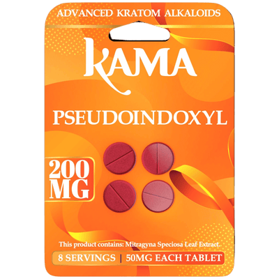 KAMA 4ct Psuedoindoxyl Tabs Unflavored 50mg per Tablet