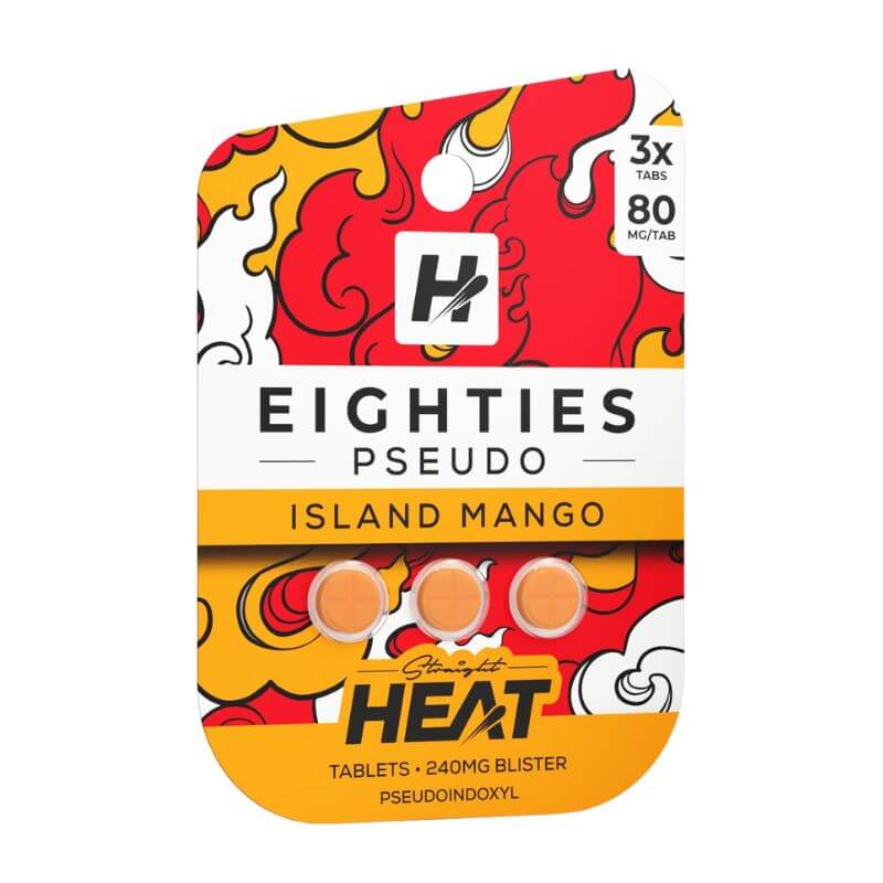 Straight Heat Eighties Pseudo Chewable Tablets 3ct 80mg Per Tablet