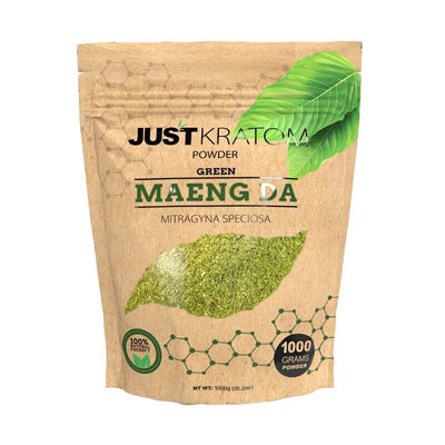 JUST KRATOM POWDER 1000G - MAENG DA GREEN