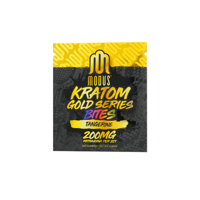 MODUS KRATOM GOLD SERIES BITES 200MG 2CT - TANGERINE