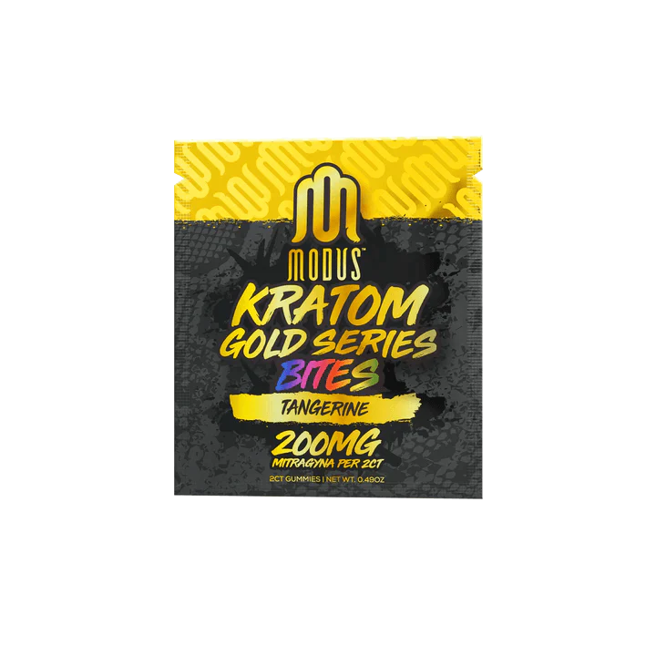 MODUS KRATOM GOLD SERIES BITES 200MG 2CT - TANGERINE