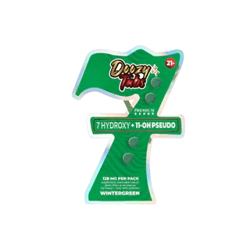 Doozy Tabs 4ct 7OH+11OH Pseudo Chewable Tabs Wintergreen 32mg per Tablet