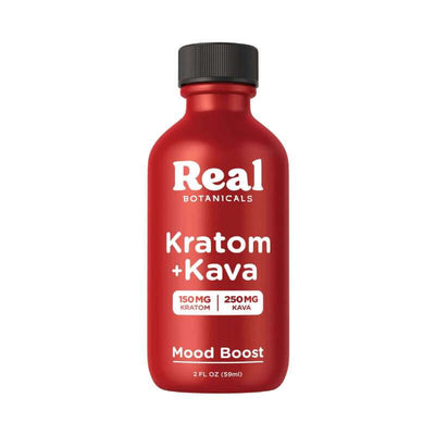 REAL BOTANICALS 150MG KRATOM + 250MG KAVA SHOT - MOOD BOOSTER