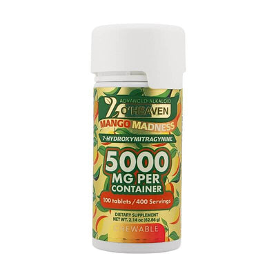 7 O'Heaven 7-Hydroxymitagynine Chewable Tablets 100ct 50mg Per Tablets