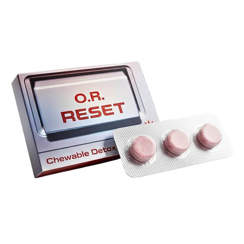 OR Reset Chewable Detox Tablets 3CT