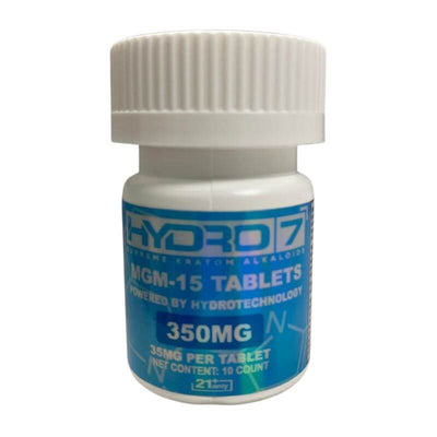 Hydro7 MGM-15 Supreme Kratom Alkaloids Tablets 10ct 35mg Per Tablet