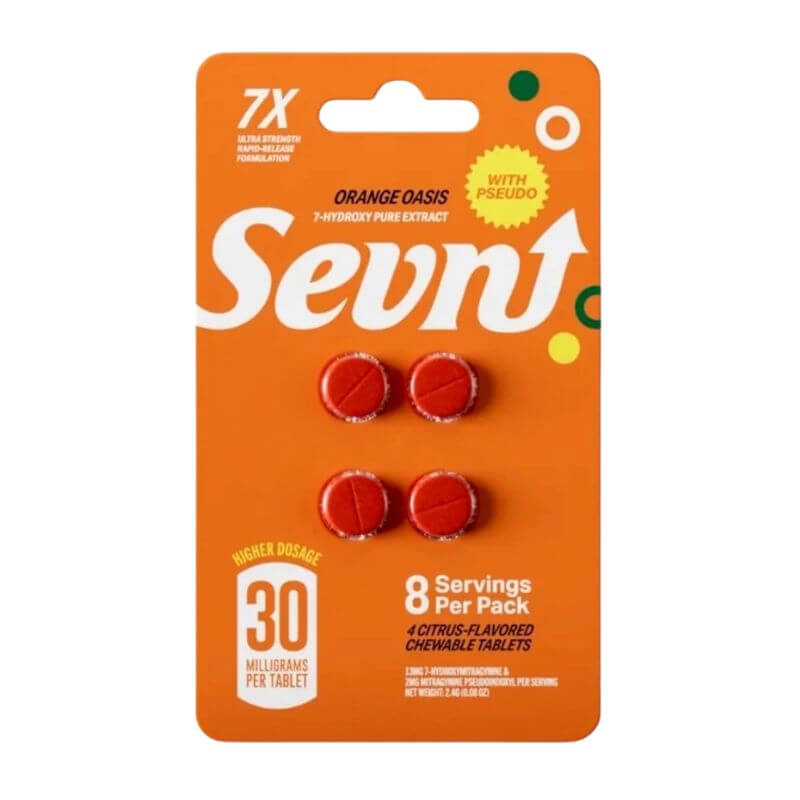 Sevn 4ct 7OH + Pseudo Tabs 30mg Per Tablet