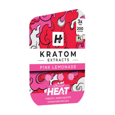 STRAIGHT HEAT KRATOM EXTRACT TABLETS 3CT 200MG PER TABLET