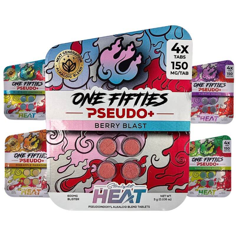 STRAIGHT HEAT ONE FIFTIES PSEUDO INDOXYL TABLETS 4CT 150MG PER TABLET