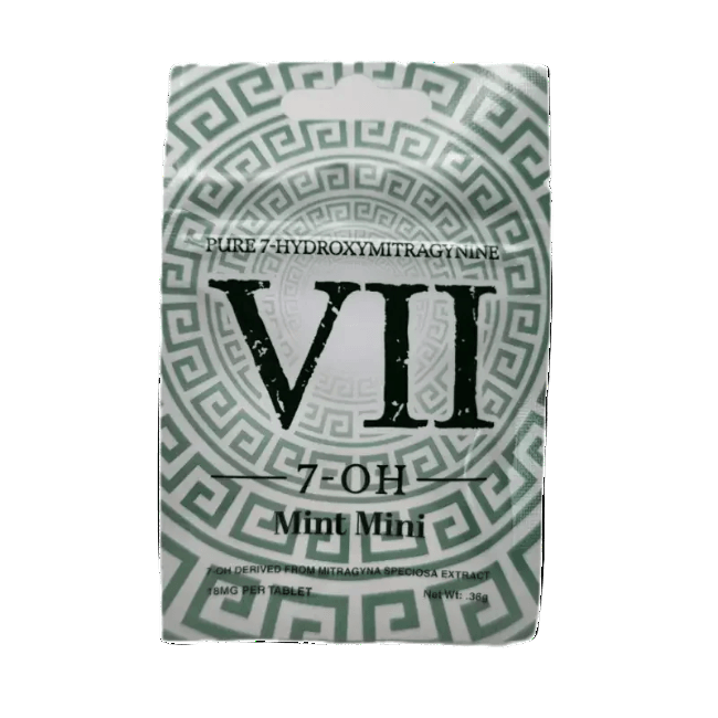 VII 50ct 7OH White Mint Mini Tabs 18mg per Tablet