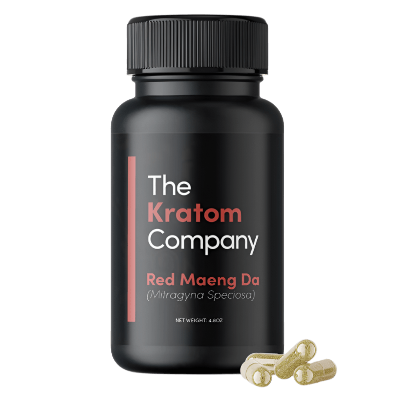 THE KRATOM COMPANY CAPSULES 500CT / 14.4OZ / 500MG - MAENG DA RED VEIN