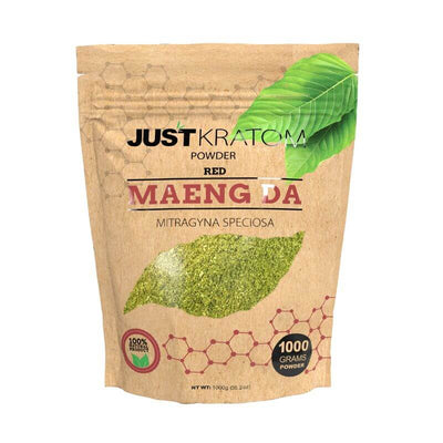 JUST KRATOM POWDER 1000 GRAMS - MAENG DA RED VEIN