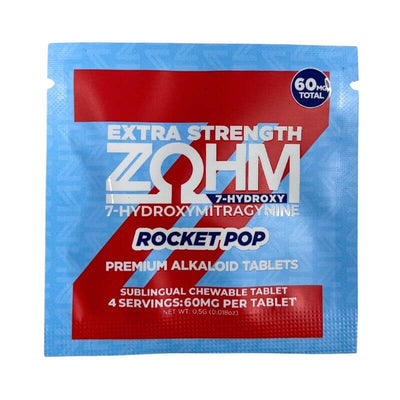 Zohm Extra Strength 7-Hydroxymitragynine Chewable 1ct 60mg Tablet