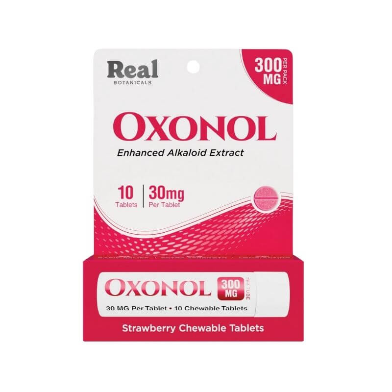 Real Botanicals Oxonol 30mg Per Tablet - Strawberry (Next-Generation 7-OH Alternative)