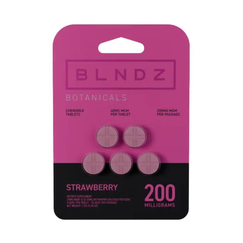 BLNDZ Botanicals MGM Chewable Tablets 5ct 40mg Per Tablet