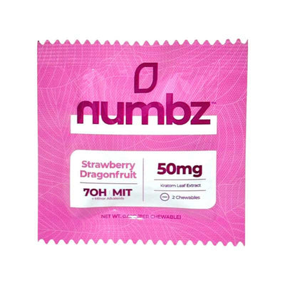 Numbz 7-Hydroxymitragynine + MIT Chewable Tablets 2ct 25mg Per Tablet