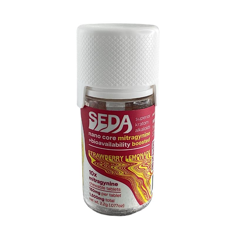 Seda Nano Core Mitragynine Chewable Tablets 10ct 150mg Per Tablet