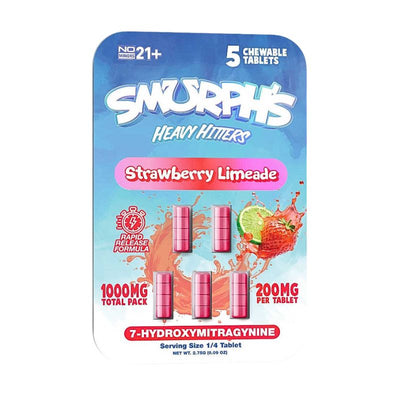 Smurph's Heavy Hitters 7-Hydroxymitragynine Chewable Tablets 5ct 200mg Per Tablet