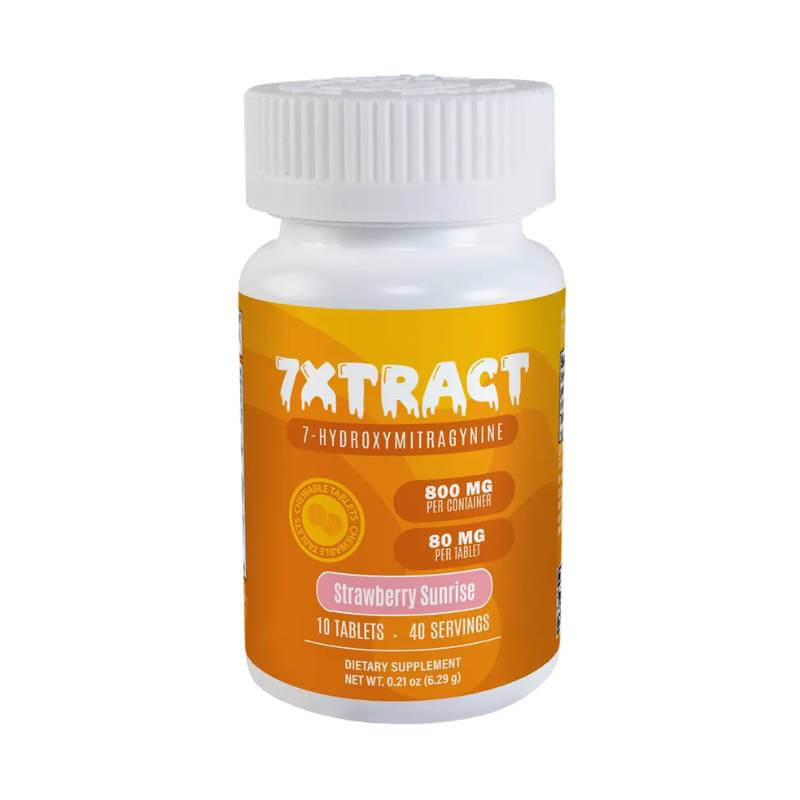7XTRACT 7-HYDROXYMITRAGYNINE CHEWABLE TABLETS 10CT 80MG PER TABLET