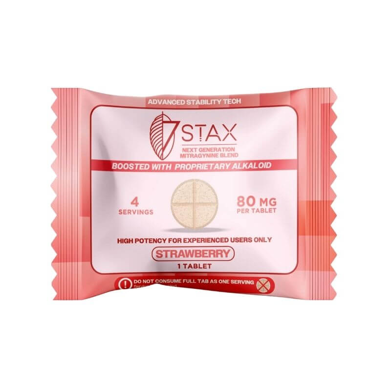 7STAX NANO TECH MITRAGYNINE 80MG TABLET - 1CT