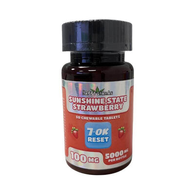 HAPPY SHAMAN 7-OK RESET (SR-17) CHEWABLE TABLETS 50CT 100MG PER TABLET