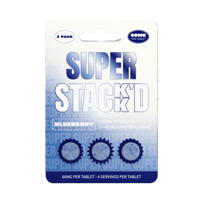 Super Stack’d 3ct 7OH Blueberry 60mg Per Tablet