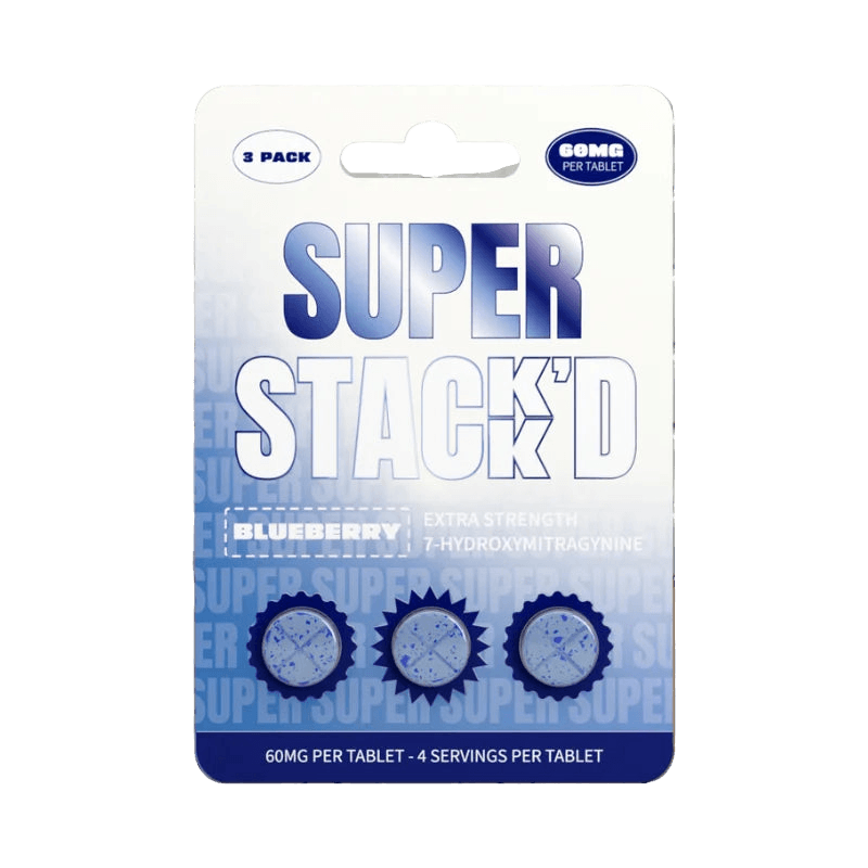Super Stack’d 3ct 7OH Blueberry 60mg Per Tablet